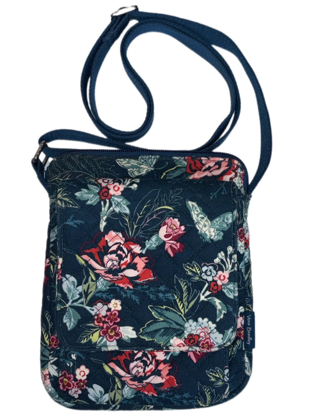 Vera Bradley Cotton Mini Hipster Crossbody Purse with RFID Protection